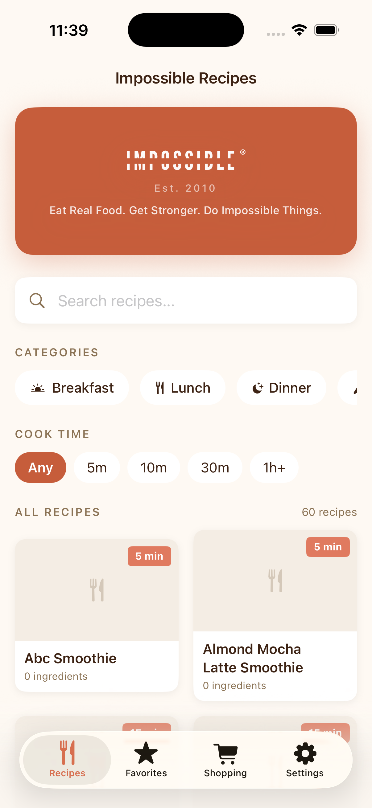 Impossible Recipes Screenshot