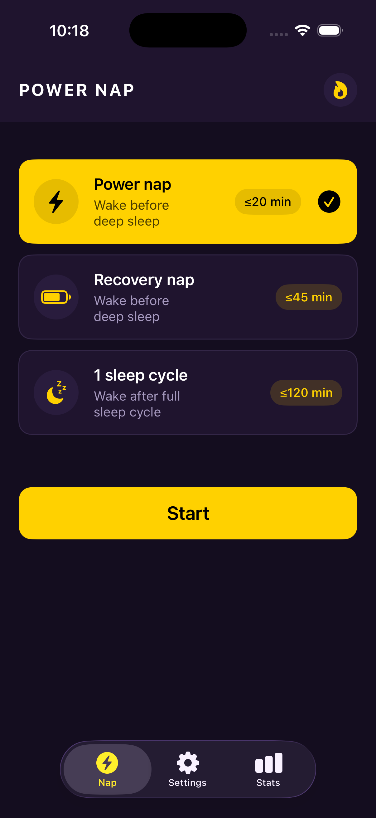 Power Nap Screenshot